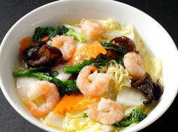蝦仁湯麺(塩味)