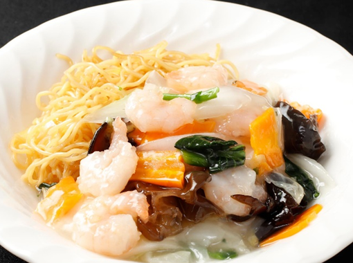 蝦仁炒麺(塩味)