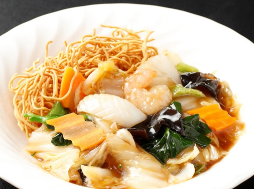 什錦炸麺(正油味)